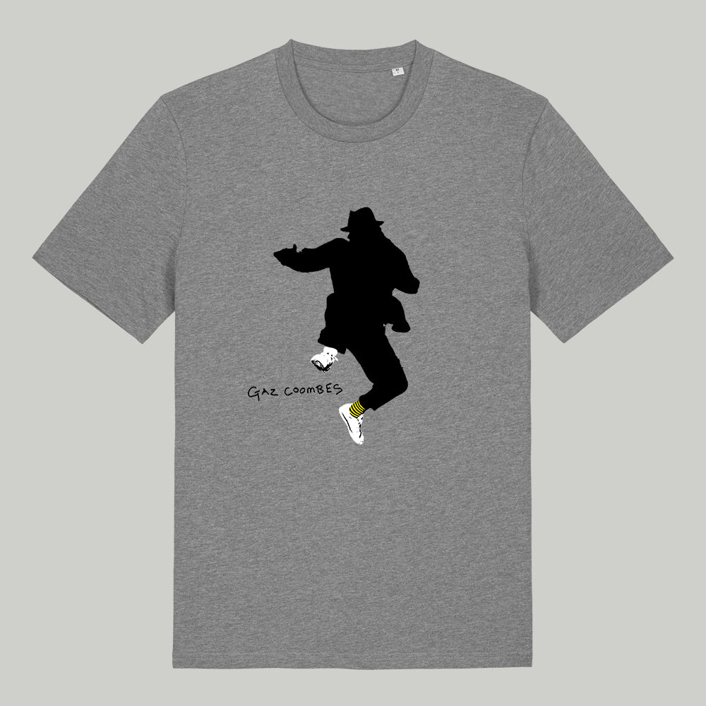 GAZ COOMBES SILHOUETTE HEATHER GREY T-SHIRT